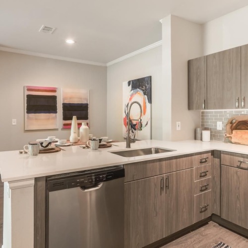 Spacious kitchens with thoughtful details a kitchen with a large island